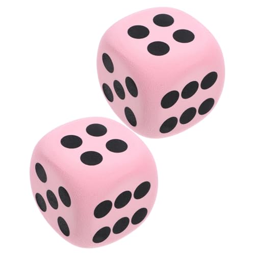 BESTonZON Jumbo- Für Die Bildung 2-teiliges Großes Eva-würfelset Spielrequisiten Für Jungen Und Mädchen Mathematik-lernspielzeug Für Partys von BESTonZON