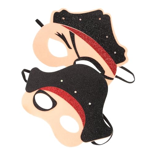 BESTonZON 2St Halbmaske für Halloween-Maske Flecken Maskerademaske für Männer Piratenkostüm Männer halloween masken halloweenmaske Partygeschenke für den Karneval Piratenmaske gefühlt BESTonZON 2St Halbmaske für Halloween-Maske Flecken Maskerademaske für Männer Piratenkostüm Männer halloween masken halloweenmaske Partygeschenke für den Karneval Piratenmaske gefühlt von BESTonZON