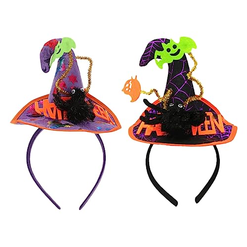BESTonZON 2St Halloween-Stirnband Halloween-Tassen Glitzerhut Party halloween haarschmuck halloween haarreif Halloween verkleiden sich Stirnband Halloween-Hexenhut-Stirnband Plastik Violett BESTonZON 2St Halloween-Stirnband Halloween-Tassen Glitzerhut Party halloween haarschmuck halloween haarreif Halloween verkleiden sich Stirnband Halloween-Hexenhut-Stirnband Plastik Violett von BESTonZON