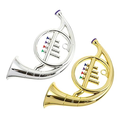 BESTonZON 2St Horn-Modell kinderinstrumente musikinstrumente Instrument kinderspielzeuge hühner Performance-Requisiten Bildungsspielzeug Simuliertes Waldhorn Überzug BESTonZON 2St Horn-Modell kinderinstrumente musikinstrumente Instrument kinderspielzeuge hühner Performance-Requisiten Bildungsspielzeug Simuliertes Waldhorn Überzug von BESTonZON
