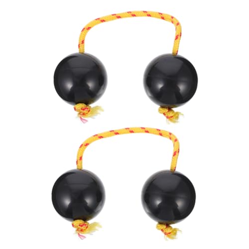 BESTonZON 2St Marakas kinderinstrumente musikinstrumente Schlaginstrumente Handtrommeln Percussion-Instrumente für Musikinstrument für Eisensand Black von BESTonZON