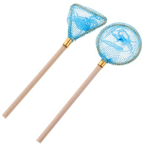 BESTonZON 2St Mini-Fischernetz für kinderspielzeug spielsachen Blaue Dekoration für Miniaturhäuser bläulich Mini-Fliegenfischernetz Mini-Angelwurfnetz Metall Blue BESTonZON 2St Mini-Fischernetz für kinderspielzeug spielsachen Blaue Dekoration für Miniaturhäuser bläulich Mini-Fliegenfischernetz Mini-Angelwurfnetz Metall Blue von BESTonZON