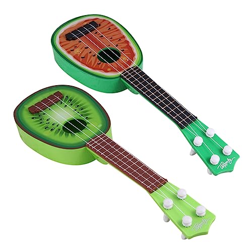 BESTonZON 2St Mini-Obstgitarre Mini-Gitarren-Ukulele-Spielzeug Akustisches Gitarrenspielzeug Kinderspielzeug kinderinstrumente Musikinstrumente Spielzeuge kleine Ukulele Gitarrenmodell von BESTonZON