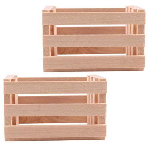 BESTonZON 2St Miniaturen mit Holzrahmen PVC-Yoga-Ball Kreis wasserdichtes Heizkissen Sitz Desktop -Stand wohnaccessoires Miniatures Spielzeughaus-Ornament Miniaturornament hölzern von BESTonZON