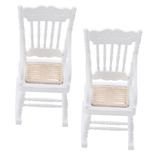 BESTonZON 2St Musterstuhl holzspielzeug holzspielsachen stylingbã¼rsten Modellstuhl Miniaturstuhl Puppenbett Puppenstubenstühle Kinderwagen Mini-Stuhl-Modell Mini-Hausaccessoire hölzern Weiß BESTonZON 2St Musterstuhl holzspielzeug holzspielsachen stylingbã¼rsten Modellstuhl Miniaturstuhl Puppenbett Puppenstubenstühle Kinderwagen Mini-Stuhl-Modell Mini-Hausaccessoire hölzern Weiß von BESTonZON