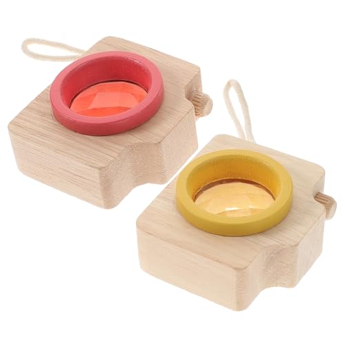 BESTonZON 2St Prisma-Kaleidoskop belohnung kinderzimmer dekoratives Kaleidoskop- für Partygeschenke Dekoration holzspielzeug dekorative Spielsachen Glas von BESTonZON