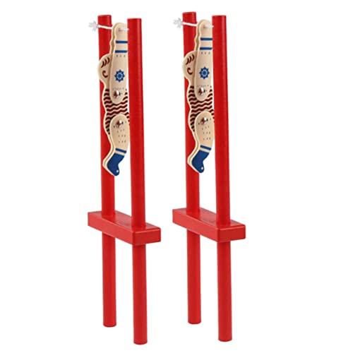 BESTonZON 2St Puppe ziehen kinderspielzeug interaktives spielsachen für für Geschicklichkeit Kreatives pädagogisches entzückende Puppen Holz BESTonZON 2St Puppe ziehen kinderspielzeug interaktives spielsachen für für Geschicklichkeit Kreatives pädagogisches entzückende Puppen Holz von BESTonZON
