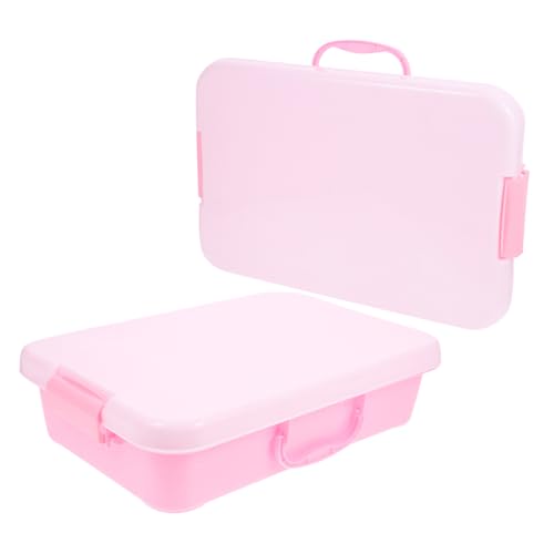BESTonZON 2St Sandtisch-Aufbewahrungsbox Behälter Tischsandkästen Sandburg Aufbewahrungseinheiten für Bausatz Sandkasten für den Außenbereich Aktivitäten Sandbox Abs Rosa BESTonZON 2St Sandtisch-Aufbewahrungsbox Behälter Tischsandkästen Sandburg Aufbewahrungseinheiten für Bausatz Sandkasten für den Außenbereich Aktivitäten Sandbox Abs Rosa von BESTonZON
