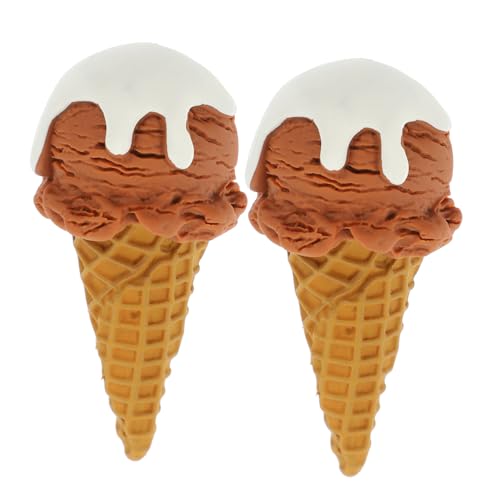 BESTonZON 2St Simulierte Eisform Wagen gefälschte Dessertmodelle Eisformen dekompressionsspielzeug küchenaccecoires multifunktionales gefälschtes Modell Einer Eistüte Harz BESTonZON 2St Simulierte Eisform Wagen gefälschte Dessertmodelle Eisformen dekompressionsspielzeug küchenaccecoires multifunktionales gefälschtes Modell Einer Eistüte Harz von BESTonZON