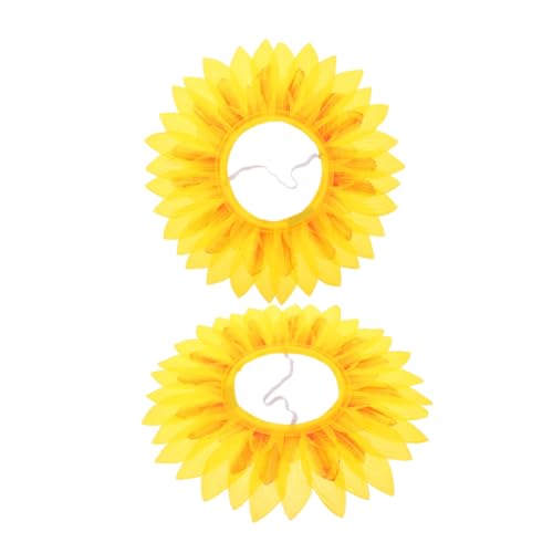 BESTonZON 2St Sonnenblumenkopfbedeckung lustiges sonnenblumenkostüm Sonnenkostüm Sonnenblumen Kopfband Kopfstück Kopfbedeckung Cosplay-Blumenkopfbedeckung Seidentuch Yellow BESTonZON 2St Sonnenblumenkopfbedeckung lustiges sonnenblumenkostüm Sonnenkostüm Sonnenblumen Kopfband Kopfstück Kopfbedeckung Cosplay-Blumenkopfbedeckung Seidentuch Yellow von BESTonZON