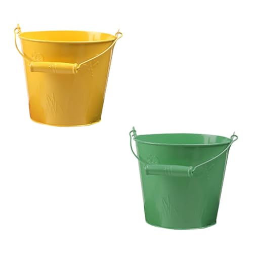 BESTonZON Angeleimer Spielzeug Kindergarten-Eimer 2er-Set Strandspielzeug-Eimer Zufällige Farbe BESTonZON Angeleimer Spielzeug Kindergarten-Eimer 2er-Set Strandspielzeug-Eimer Zufällige Farbe von BESTonZON