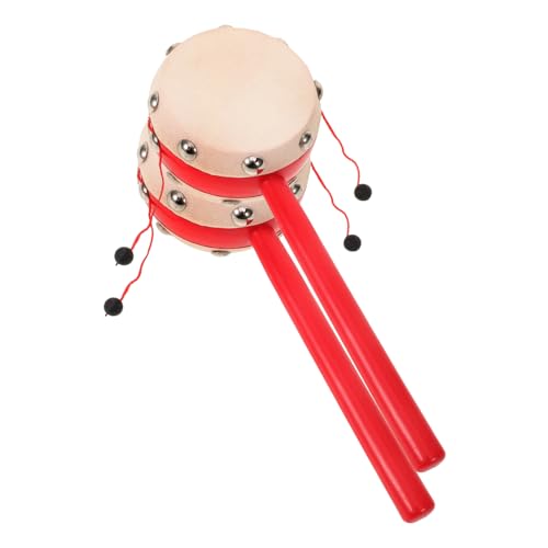 BESTonZON 2St Traditionelles chinesisches Spielzeug kinderinstrumente Kinder musikinstrumente babytragetuch Spielzeug für Musikinstrumente Trommel Spielzeug hölzern China Bambus von BESTonZON