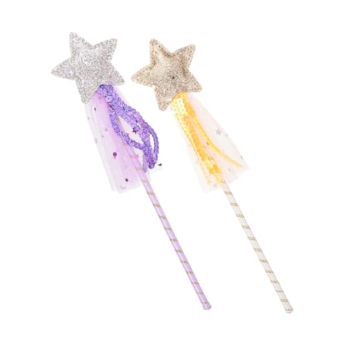 BESTonZON 2St Zauberstab Bausatz Miniatur Ballettröckchen Korb für Mädchen künstliche Blumen Party kinderparty für Sternförmige Feenstäbe Neuheit Feenstab PVC BESTonZON 2St Zauberstab Bausatz Miniatur Ballettröckchen Korb für Mädchen künstliche Blumen Party kinderparty für Sternförmige Feenstäbe Neuheit Feenstab PVC von BESTonZON