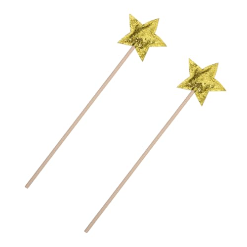BESTonZON Engel Fee Zauberstäbe Jungen Und Mädchen Spielzeug Glitter Zauberstäbe Geburtstag Für Mädchen Cosplay Leistung von BESTonZON