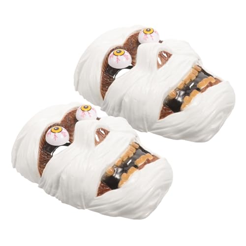 BESTonZON 2St halloween horror halloween grusel mouth mask masken horror opmasken beängstigende Maske unheimlich Gruselige Maske Gruselige Halloween-Masken Halloween-Maskenverzierung Plastik von BESTonZON