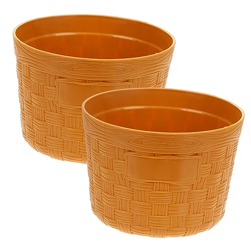 BESTonZON 2St kinderküche Kitchen küche küche für Rollenspiele Kinderspielzeugkorb zum Gemüsekorb- Plastik Orange BESTonZON 2St kinderküche Kitchen küche küche für Rollenspiele Kinderspielzeugkorb zum Gemüsekorb- Plastik Orange von BESTonZON