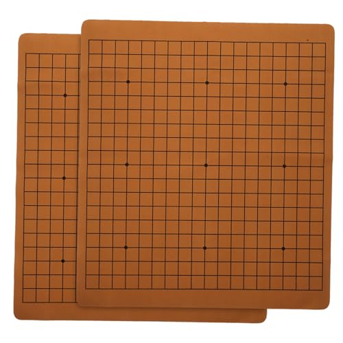 BESTonZON 2Stücke Faltbare Go Schachbretter Aus PU Doppelseitige Spieloberfläche Spielbrett Für Gobang Und Andere Strategiespiele Zufällige Farben BESTonZON 2Stücke Faltbare Go Schachbretter Aus PU Doppelseitige Spieloberfläche Spielbrett Für Gobang Und Andere Strategiespiele Zufällige Farben von BESTonZON