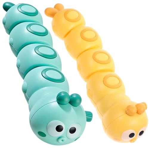 BESTonZON 2Stücke Pädagogisches Für Entzückende Spielzeugtiere Form Raupe Interaktives Für Kleinkinder Kleine Tiere von BESTonZON