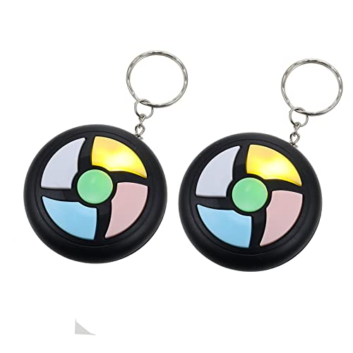 BESTonZON 2stücke Elektronisches Gedächtnisspiel Keychain Gehirntrainings Spielzeug Für Junge Mädchen von BESTonZON