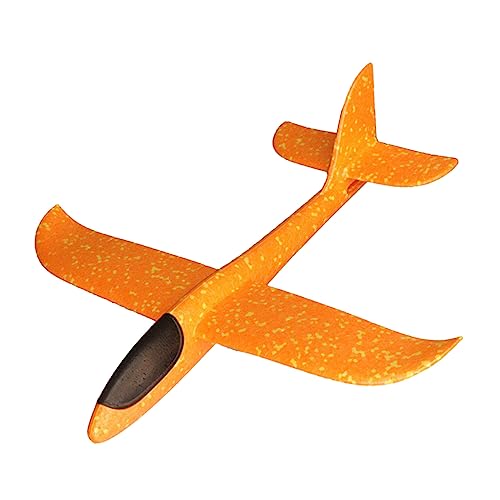 BESTonZON Spielzeugflugzeuge Zum Packen Pressen Flugzeug Spielzeug Set Orange Modell Flugzeug Spielzeug Set von BESTonZON