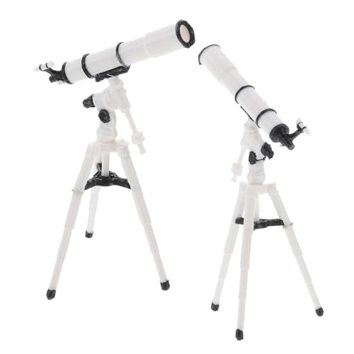 BESTonZON 2st Astronomisches Teleskopmodell Puppenhaus Mit Astronomischem Teleskop Mini-stativ Mini-teleskop Für Puppenhaus Puppenhaus Miniatur-zubehör Kleine Figuren Weiß Plastik BESTonZON 2st Astronomisches Teleskopmodell Puppenhaus Mit Astronomischem Teleskop Mini-stativ Mini-teleskop Für Puppenhaus Puppenhaus Miniatur-zubehör Kleine Figuren Weiß Plastik von BESTonZON