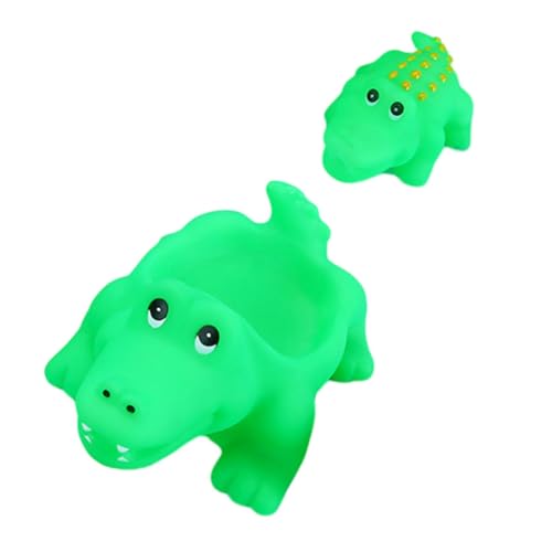 BESTonZON 2st Cartoon-krokodil Cartoon- Entzückendes Krokodilspielzeug Badewannenspielzeug Für -bade-schwimmspielzeug Duschspielzeug Krokodil-badespielzeug Green PVC von BESTonZON