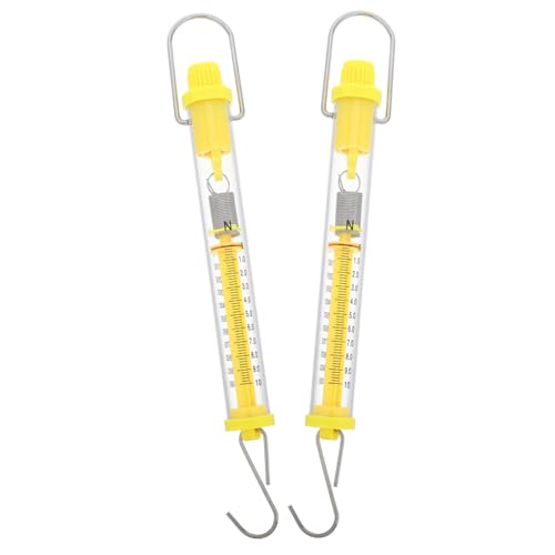 BESTonZON 2st Dynamometer Newton-federwaage Kraftfederwaagen Hängende Federwaage Ziehen Gewichtswaage Ziehen Rohrfederwaage Tragbare Waage Lehrmittel Hakenwaage Physik-Tool Plastik BESTonZON 2st Dynamometer Newton-federwaage Kraftfederwaagen Hängende Federwaage Ziehen Gewichtswaage Ziehen Rohrfederwaage Tragbare Waage Lehrmittel Hakenwaage Physik-Tool Plastik von BESTonZON