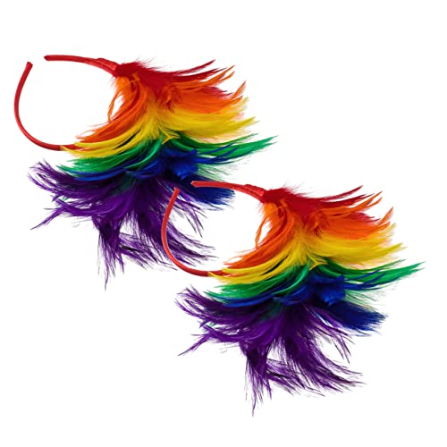 BESTonZON 2st Feder Stirnband Tea-party-kopfbedeckung Party Plume Kopfbedeckung Halloween-kopfbedeckung Dekoratives Haarband Halloween-kopfschmuck Funkelnd Halloweenkostüm Outfit Metall BESTonZON 2st Feder Stirnband Tea-party-kopfbedeckung Party Plume Kopfbedeckung Halloween-kopfbedeckung Dekoratives Haarband Halloween-kopfschmuck Funkelnd Halloweenkostüm Outfit Metall von BESTonZON