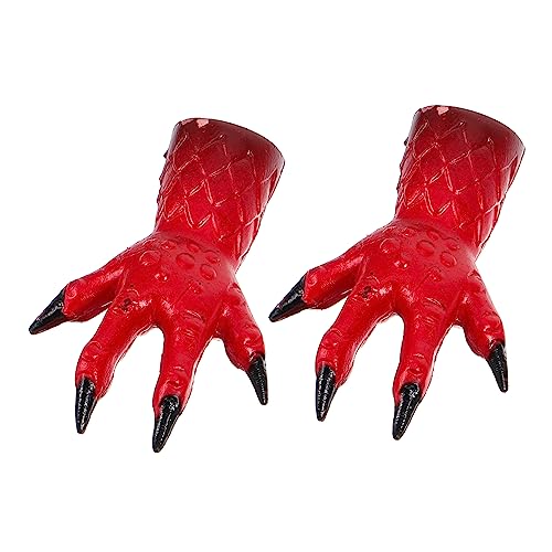 BESTonZON 2st Fingerspielzeug Falsche Fingernägel Fingernagelabdeckungen Cosplay Fingernägel Für Cosplay Halloween Gefälschte Finger Streichwerkzeuge Simulation Maskerade Requisiten Plastik von BESTonZON