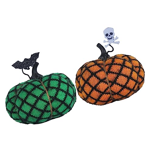 BESTonZON 2st Halloween-kürbisspielzeug Für Kürbisse Kürbiskissen Dekorativer Gefälschter Kürbis Halloween-kürbis-Ornamente Maske Gefälschte Jack-o-Laterne Polyester BESTonZON 2st Halloween-kürbisspielzeug Für Kürbisse Kürbiskissen Dekorativer Gefälschter Kürbis Halloween-kürbis-Ornamente Maske Gefälschte Jack-o-Laterne Polyester von BESTonZON