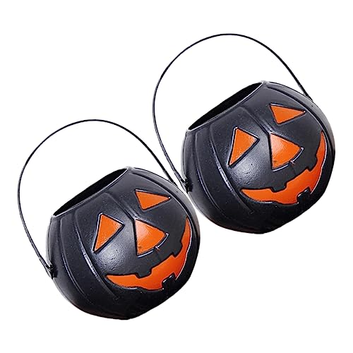 BESTonZON 2st Halloween-süßigkeiten-Eimer Unzerbrechlicher Schmuck Halloween- Maske Tür Aufkleber Für Halloween-partyspiele Sukkulenten Mini-kürbis Grabstein Platte Plastik BESTonZON 2st Halloween-süßigkeiten-Eimer Unzerbrechlicher Schmuck Halloween- Maske Tür Aufkleber Für Halloween-partyspiele Sukkulenten Mini-kürbis Grabstein Platte Plastik von BESTonZON