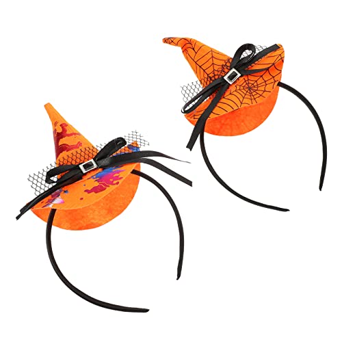 BESTonZON 2st Hexenhut Stirnband Cosplay-outfits Halloween-stirnbandhut Halloween-hüte Hexenhaarreifen Hexenkostüm Halloween-hexen-kopfschmuck Halloweenkostüm Halloween-zaubererhut Stoff BESTonZON 2st Hexenhut Stirnband Cosplay-outfits Halloween-stirnbandhut Halloween-hüte Hexenhaarreifen Hexenkostüm Halloween-hexen-kopfschmuck Halloweenkostüm Halloween-zaubererhut Stoff von BESTonZON