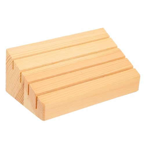 BESTonZON Holz-displaysockel Für Karten 2 Tischkartenhalter Kompakte Größe Glatte Oberfläche Vielseitig Verwendbarer Ständer Für Spielkarten BESTonZON Holz-displaysockel Für Karten 2 Tischkartenhalter Kompakte Größe Glatte Oberfläche Vielseitig Verwendbarer Ständer Für Spielkarten von BESTonZON