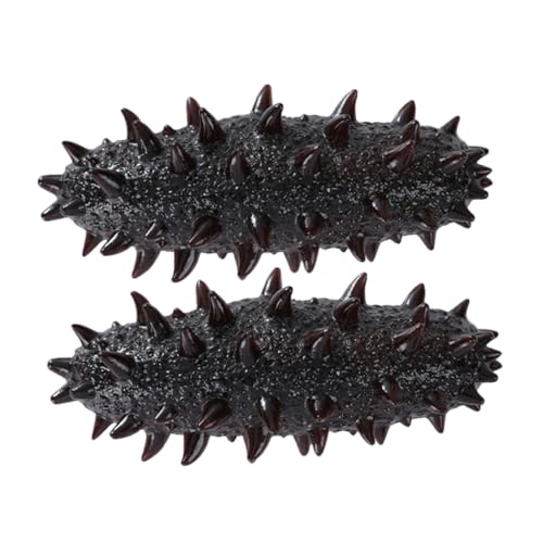BESTonZON 2st Künstliche Seegurke Krabbenspielzeug Spielzeugkrabbe Nuggets Essen Kürbis- Desktop-seegurke Kognitives Modell Der Seeschnecke Schrankdekor Food-Modell Black PVC BESTonZON 2st Künstliche Seegurke Krabbenspielzeug Spielzeugkrabbe Nuggets Essen Kürbis- Desktop-seegurke Kognitives Modell Der Seeschnecke Schrankdekor Food-Modell Black PVC von BESTonZON