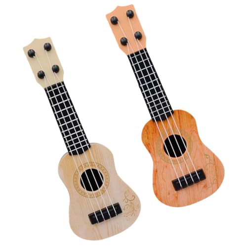 BESTonZON Frühe Bildung Ukulele Kinder Musikinstrument Spielzeug Simulation Gitarre Kleinkind Ukulele Modell Home Dekorative von BESTonZON
