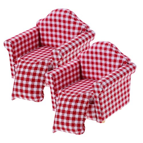 BESTonZON 2st Mini-hausstuhl Miniatur-einzelsofa Mini-holzcouch Puppenhauszubehör Puppenhaus Miniatur-holzsofa Puppenhaus Holzcouch Puppenstubensessel Puppenhaus Mini-holzsofa Tungholz Rot BESTonZON 2st Mini-hausstuhl Miniatur-einzelsofa Mini-holzcouch Puppenhauszubehör Puppenhaus Miniatur-holzsofa Puppenhaus Holzcouch Puppenstubensessel Puppenhaus Mini-holzsofa Tungholz Rot von BESTonZON