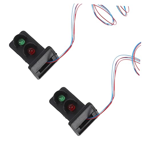 BESTonZON 2st Modellbahn Lichter Signallampenmodell Scale Zug Zubehör Züge Mini-ampel Zuganlage Lichtmodell Leichte Verzierung Kinder Bauen Spielzeug Mikrolandschaft Lichtdekor Metall BESTonZON 2st Modellbahn Lichter Signallampenmodell Scale Zug Zubehör Züge Mini-ampel Zuganlage Lichtmodell Leichte Verzierung Kinder Bauen Spielzeug Mikrolandschaft Lichtdekor Metall von BESTonZON