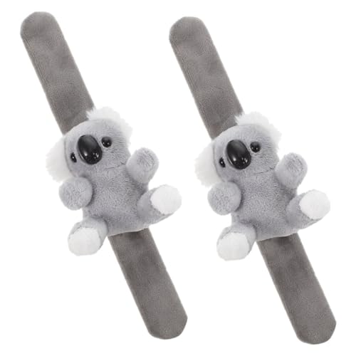 BESTonZON 2st Plüschring Koala-slap-armbänder Plüschtiere Wolf Pfote Hase Ausgestopft Figuren Pandas Koala-stofftier Ohrfeigenarmbänder Zur Dekoration Schlagarmband Pp Baumwolle BESTonZON 2st Plüschring Koala-slap-armbänder Plüschtiere Wolf Pfote Hase Ausgestopft Figuren Pandas Koala-stofftier Ohrfeigenarmbänder Zur Dekoration Schlagarmband Pp Baumwolle von BESTonZON