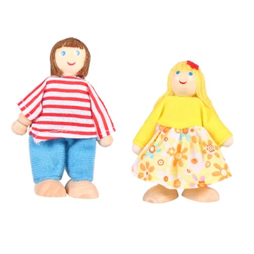 BESTonZON 2st Puppen Charakter Einfacher Blumenständer Puppen Rollenspielpuppen Kinderdekoration Kleine Puppendekoration Anhänger Puppen Mini-Puppen Heimpuppe Pp Baumwolle von BESTonZON