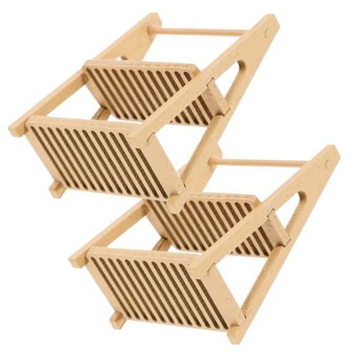 BESTonZON 2st Puppenstuben-brotregal Puppenhaus-miniaturen Mini-regaldekor Mini-Ornamente Zum Basteln Puppenmöbel Spielspielzeug Vorgeben Regal Winzige Hausdekorationen Holz BESTonZON 2st Puppenstuben-brotregal Puppenhaus-miniaturen Mini-regaldekor Mini-Ornamente Zum Basteln Puppenmöbel Spielspielzeug Vorgeben Regal Winzige Hausdekorationen Holz von BESTonZON