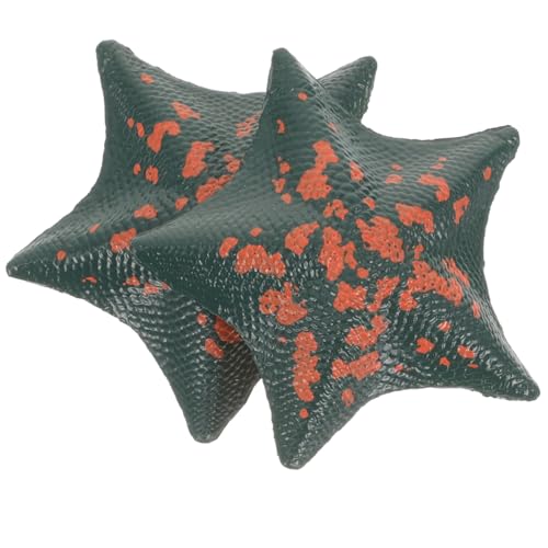 BESTonZON 2st Simulation Seestern Haushaltskinderspielzeug Aquarium Figur Desktop-seestern- Zimmerversorgung Kleines Seesterndekor Kinderspielzeug Kleines Seestern- PVC von BESTonZON