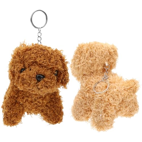 BESTonZON 2st Simuliertes Haustierspielzeug Plüsch Hund Hundedekor Kuscheltiere Für Mädchen Plüsch Schlüsselanhänger Ausgestopfter Hund Hundespielzeug Kuscheltier Für Teenager Plüsch- BESTonZON 2st Simuliertes Haustierspielzeug Plüsch Hund Hundedekor Kuscheltiere Für Mädchen Plüsch Schlüsselanhänger Ausgestopfter Hund Hundespielzeug Kuscheltier Für Teenager Plüsch- von BESTonZON
