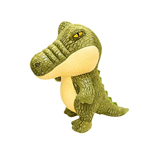 BESTonZON 2st Simuliertes Krokodilspielzeug Kawaii Stofftier Entzückendes Kuscheltier Verschleißfestes Stofftier Trompetenzubehör Stofftier Alligator Puppe Kind Schulranzen Pp Baumwolle von BESTonZON