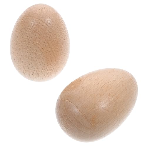 BESTonZON 2st Spielzeugeier Für Musikalische Percussion-Instrumente Ei Musikspielzeug Partyzubehör Sound-Shaker Party Musikspielzeug Kinderspielzeug Eierstreuer Holz BESTonZON 2st Spielzeugeier Für Musikalische Percussion-Instrumente Ei Musikspielzeug Partyzubehör Sound-Shaker Party Musikspielzeug Kinderspielzeug Eierstreuer Holz von BESTonZON