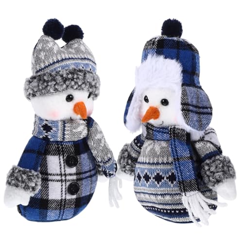 BESTonZON 2st Stoffpuppen Schneemann Deko-Ornamente Ornamente Büffel Weihnachten Plüschtiere Schneemann Plüschpuppe Weihnachtsdekoration Figur Schneemann Aus Schaum Schneemann Becher Blue BESTonZON 2st Stoffpuppen Schneemann Deko-Ornamente Ornamente Büffel Weihnachten Plüschtiere Schneemann Plüschpuppe Weihnachtsdekoration Figur Schneemann Aus Schaum Schneemann Becher Blue von BESTonZON
