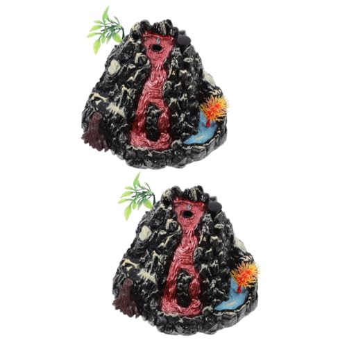 BESTonZON 2st Vulkanspray-Modell Modell Eines Ausbrechenden Vulkans Vulkandekoration Vulkanstatue Miniatur-vulkanfiguren Simulation Vulkan Vulkan-Tank-Ornament Künstlicher Vulkan Plastik BESTonZON 2st Vulkanspray-Modell Modell Eines Ausbrechenden Vulkans Vulkandekoration Vulkanstatue Miniatur-vulkanfiguren Simulation Vulkan Vulkan-Tank-Ornament Künstlicher Vulkan Plastik von BESTonZON