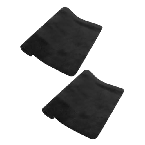 BESTonZON 2st Zauberkartenmatte Brettspiel-tischmatte Brettspiel Matte Spieltischmatte Karte Tischmatte Pokertischmatte Spielmatte Gimmick-Requisiten Mahjong-Matte Für Den Tisch Black Gummi von BESTonZON