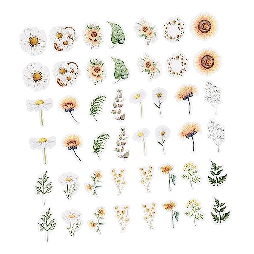 BESTonZON 3 Boxen Sonnenblumen-gänseblümchen-Muster-Bike-Aufkleber Scrapbook-Aufkleber (sortierte Farbe) von BESTonZON