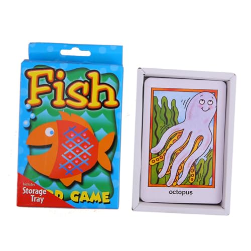 BESTonZON Interaktives Pokerspiel Zum Lernen Für Kinder 3 Schachteln Mit Farbenfrohem Kartenspielspielzeug Kognitive Fähigkeiten von BESTonZON