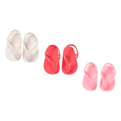 BESTonZON 3 Paar Puppensimulations Sandalen Puppenschuhe Winzige Sandalen Verschleißfeste Schuhe Spielzeug DIY Puppen Sandalen Kleinkind Puppensandalen Verschleißfeste Mini Schuhe BESTonZON 3 Paar Puppensimulations Sandalen Puppenschuhe Winzige Sandalen Verschleißfeste Schuhe Spielzeug DIY Puppen Sandalen Kleinkind Puppensandalen Verschleißfeste Mini Schuhe von BESTonZON